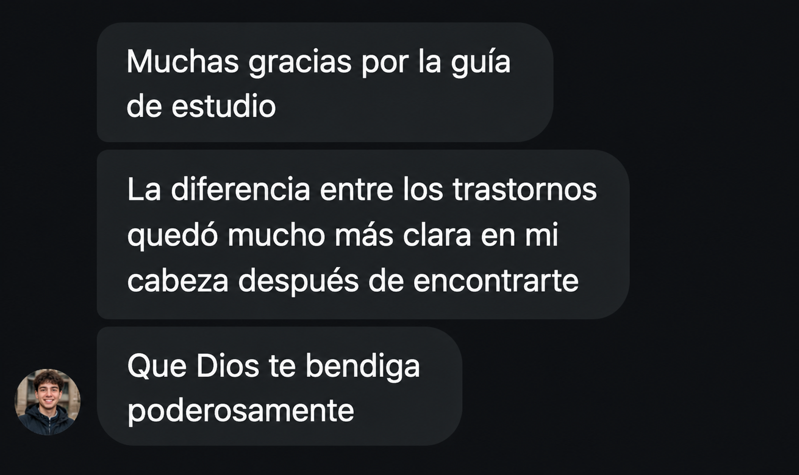 Testimonio de estudiante: la diferencia entre los trastornos quedó clara